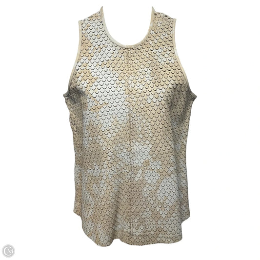 Genuine Leather Evelyn Top Sleeveless By Jakett In Latte, Size: XS