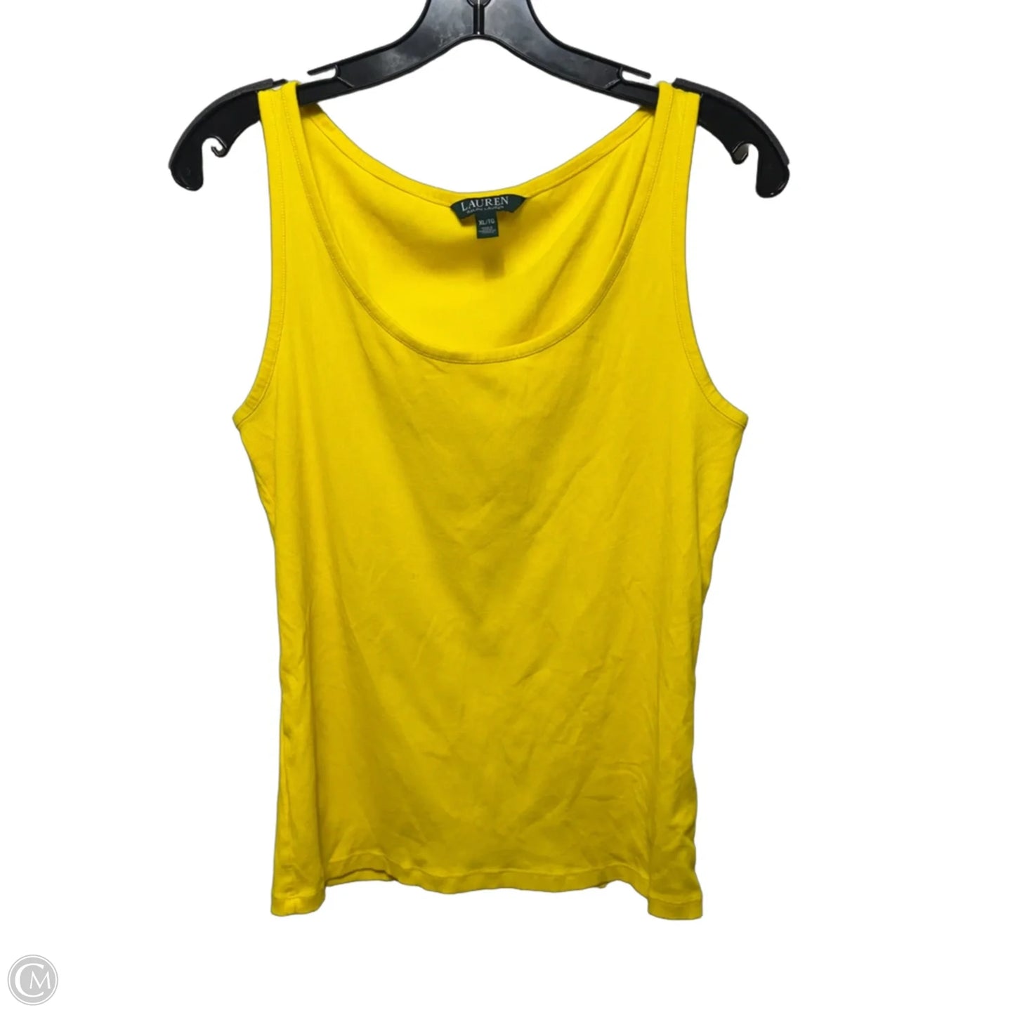 Tank Top By Lauren By Ralph Lauren In Yellow, Size: Xl