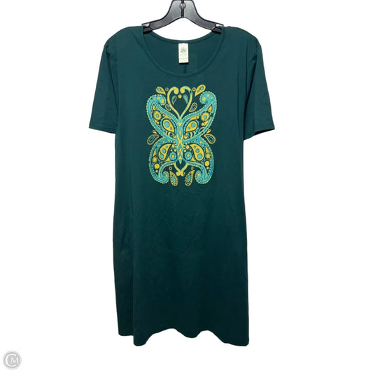 Dress Casual Short By Soul Flower In Green, Size: Xl