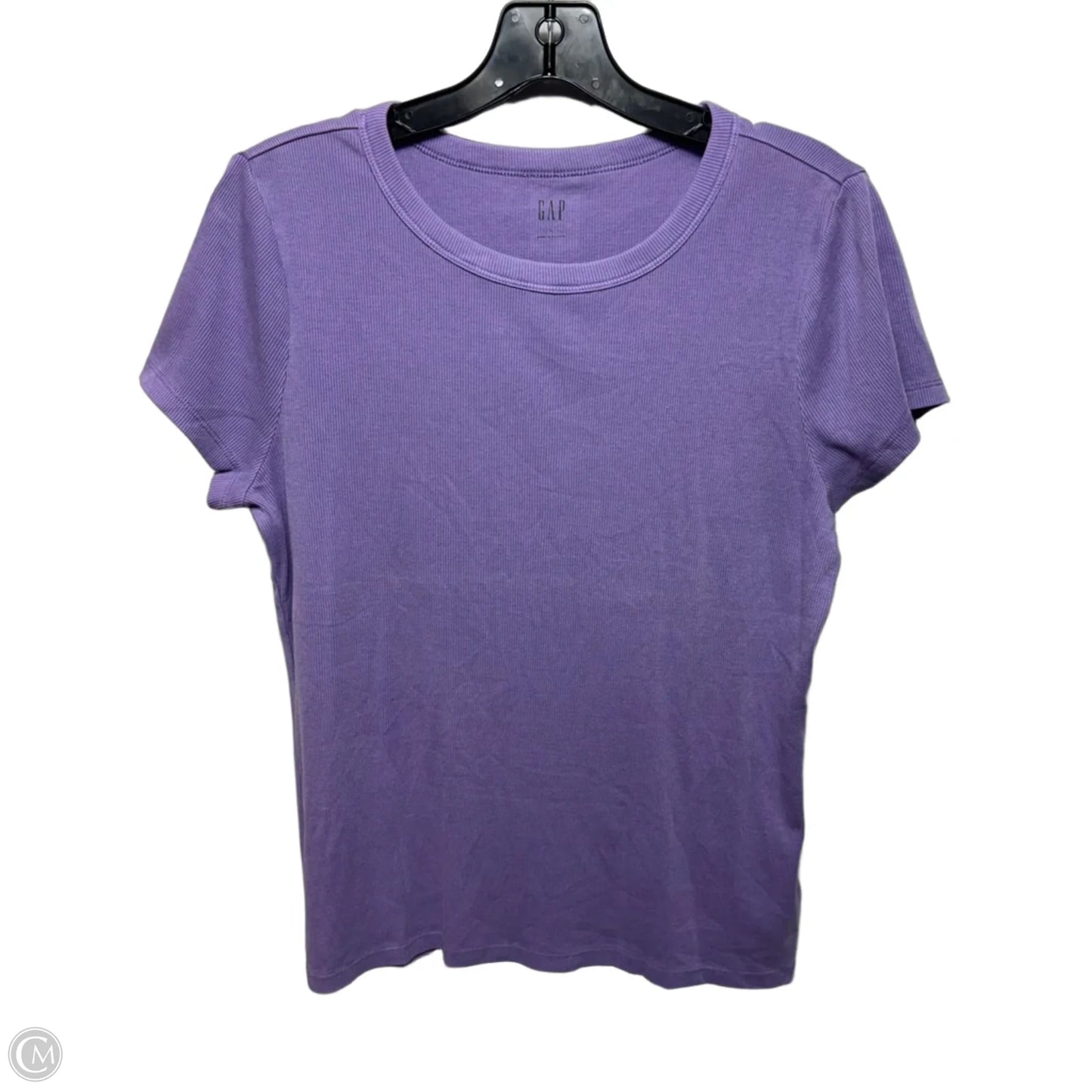 Top Short Sleeve By Gap In Purple, Size: L