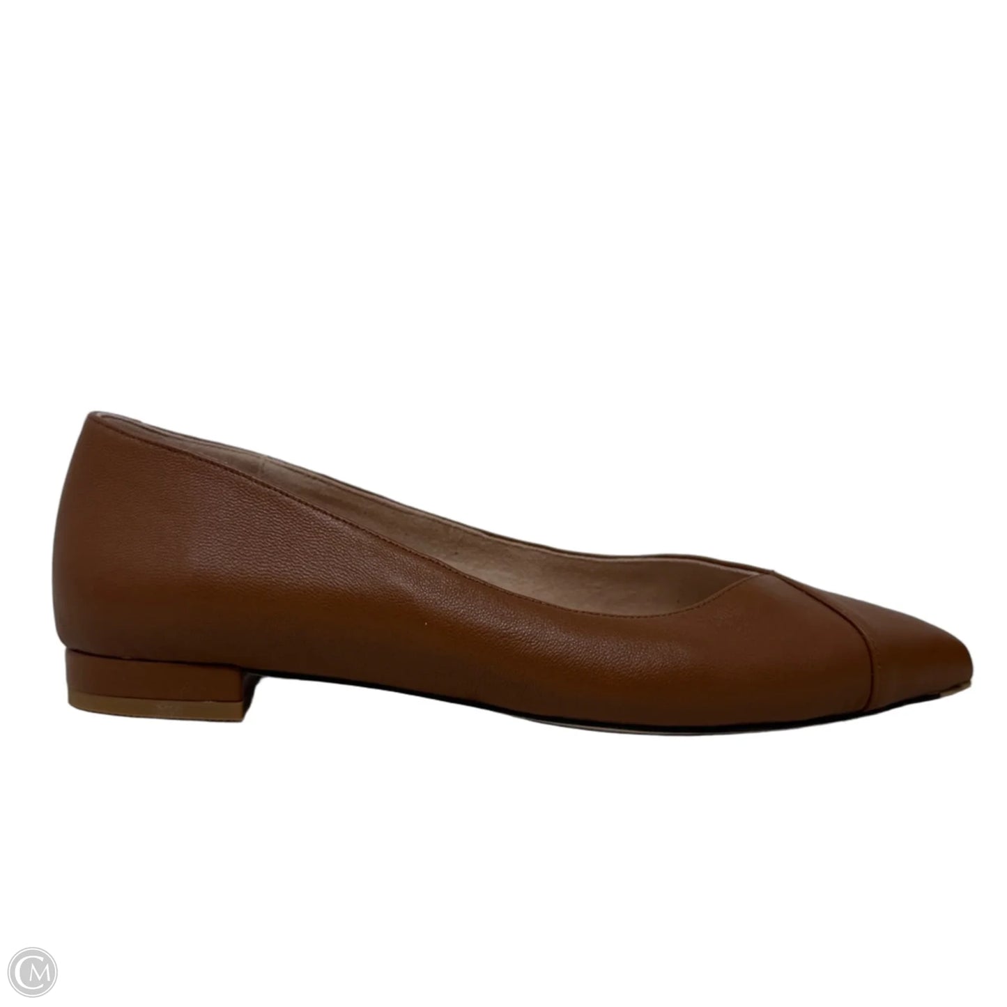 Courageous Leather Forever Flats By Ally In Caramel, Size: 8 (EU 38.5 C)