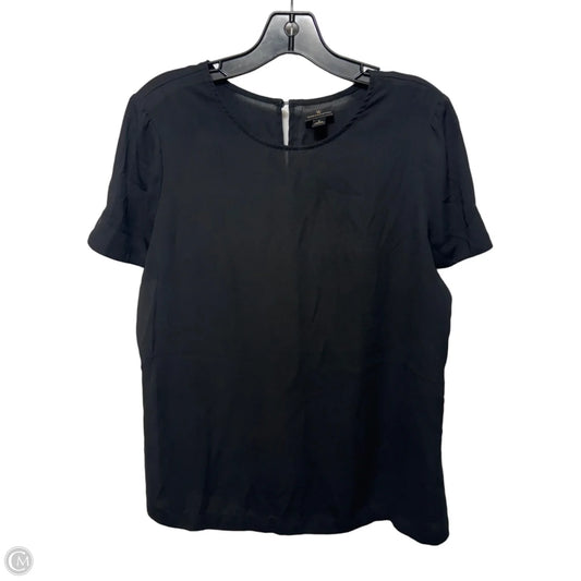 Top Short Sleeve By Worthington In Black, Size: S