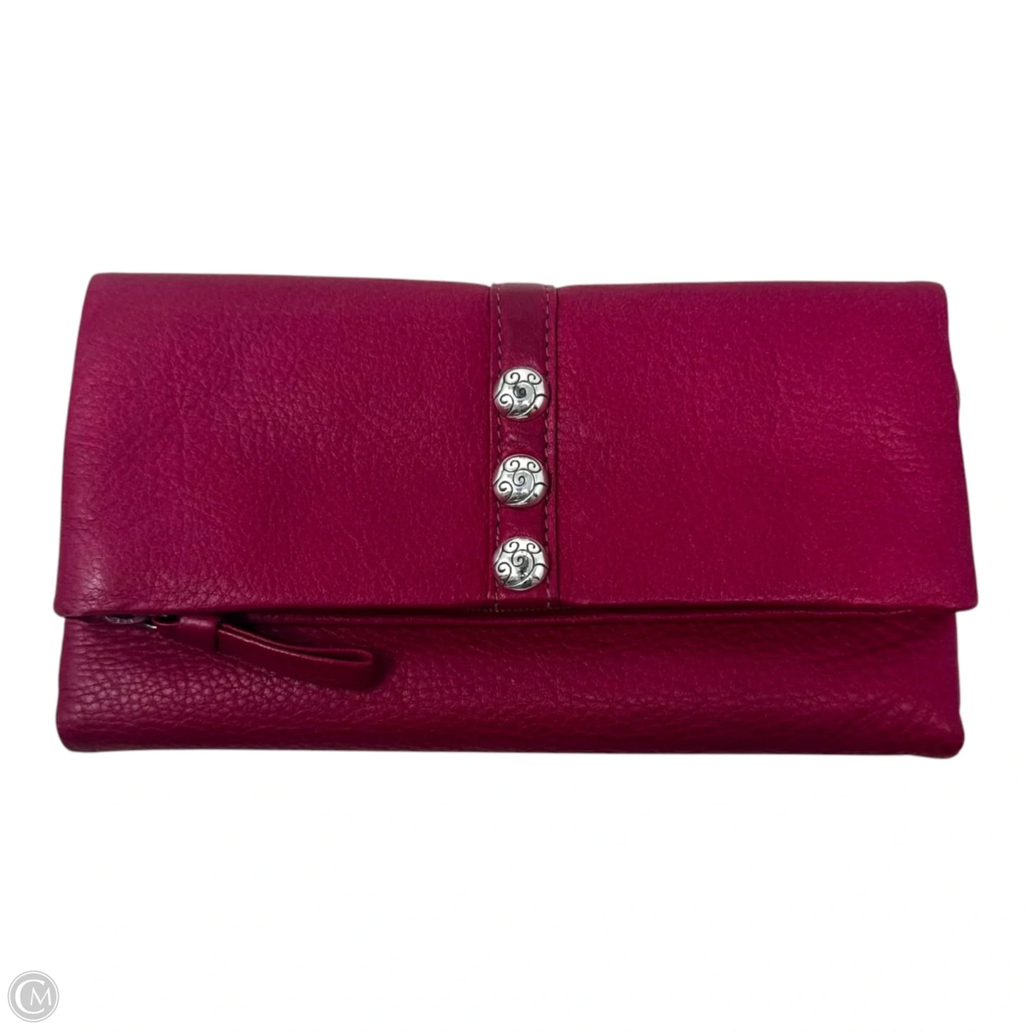 Magnetic Trifold Wallet Leather By Brighton, Size: Large