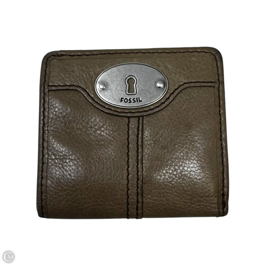 Bifold Snap Wallet By Fossil, Size: Small