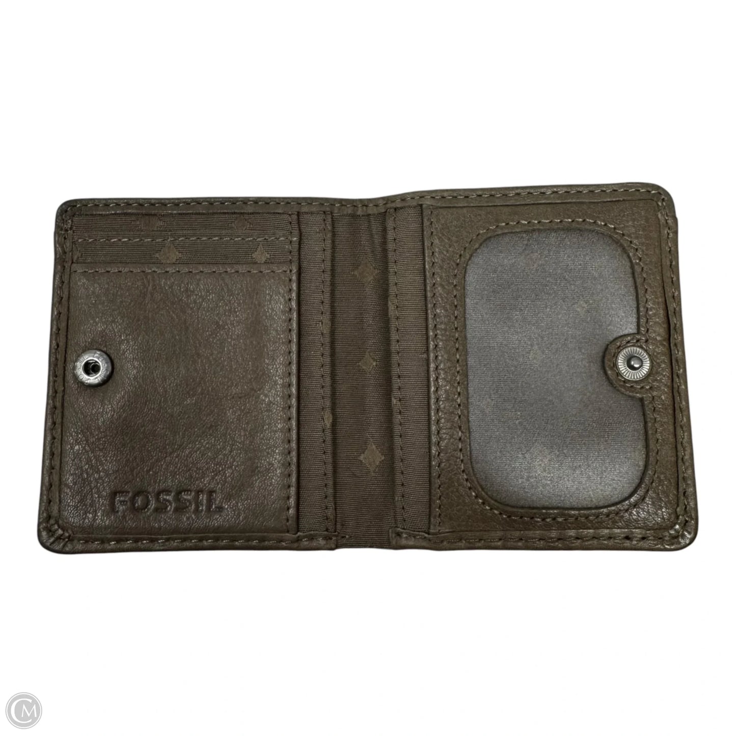 Bifold Snap Wallet By Fossil, Size: Small