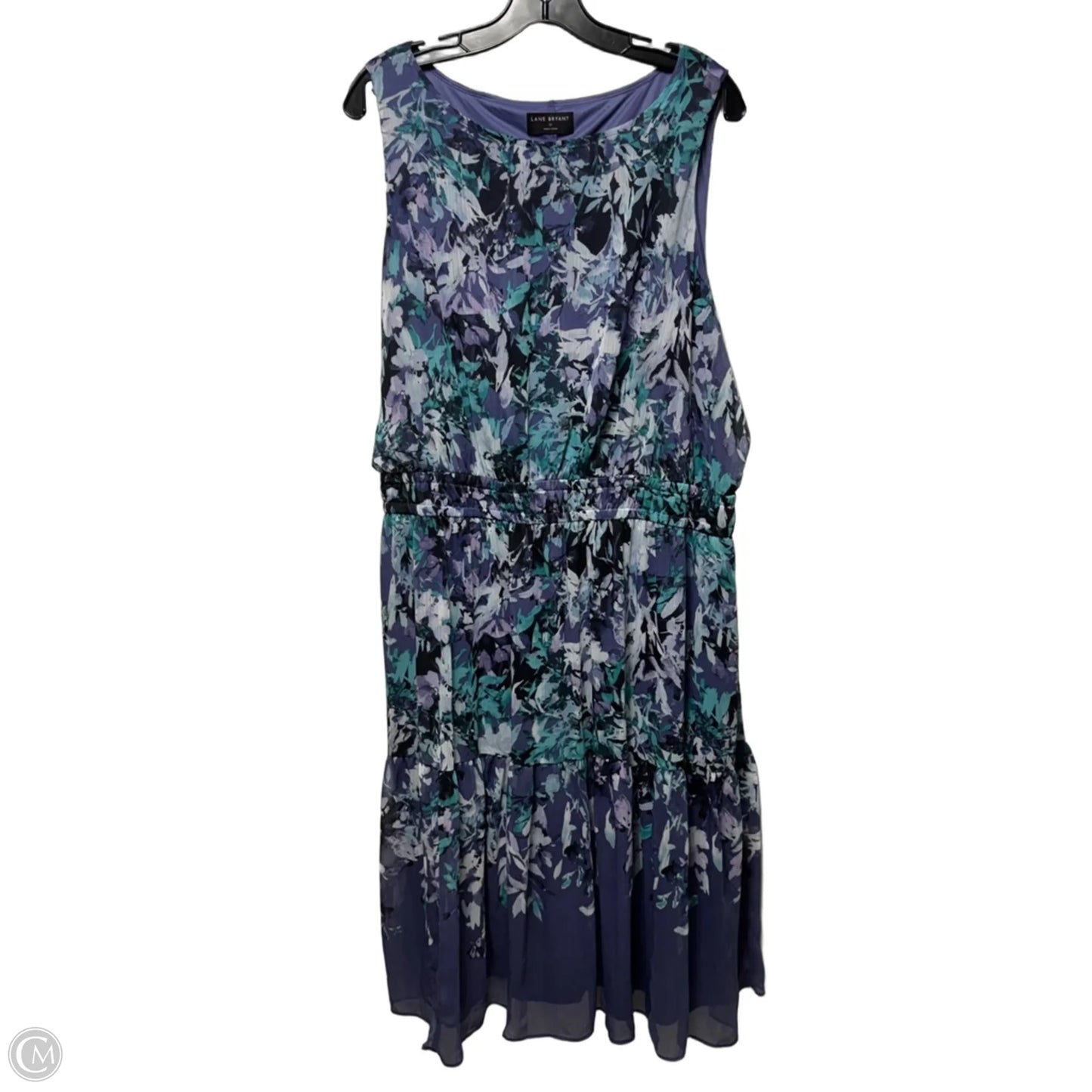 Dress Casual Midi By Lane Bryant In Floral Print, Size: 22