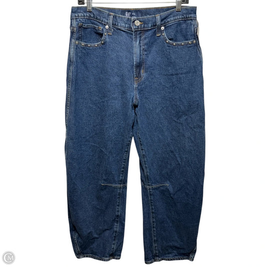 Barrel Jeans By Gap In Blue Denim, Size: 10/30s