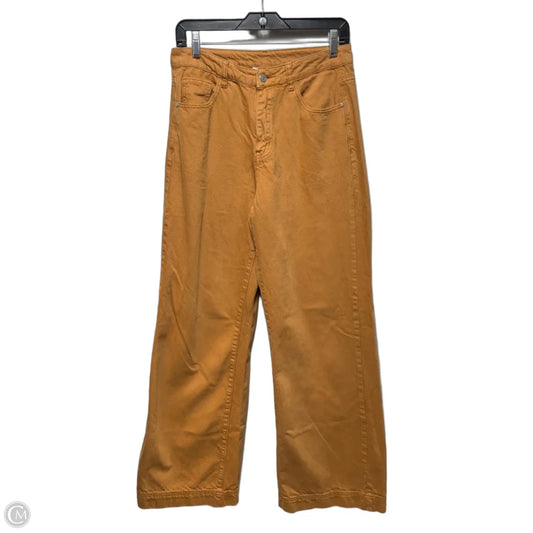 Jeans Wide Leg By Frnch In Tan, Size: S