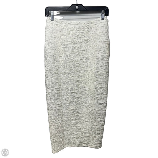 Crinkle Skirt Midi By Good American In White, Size: M