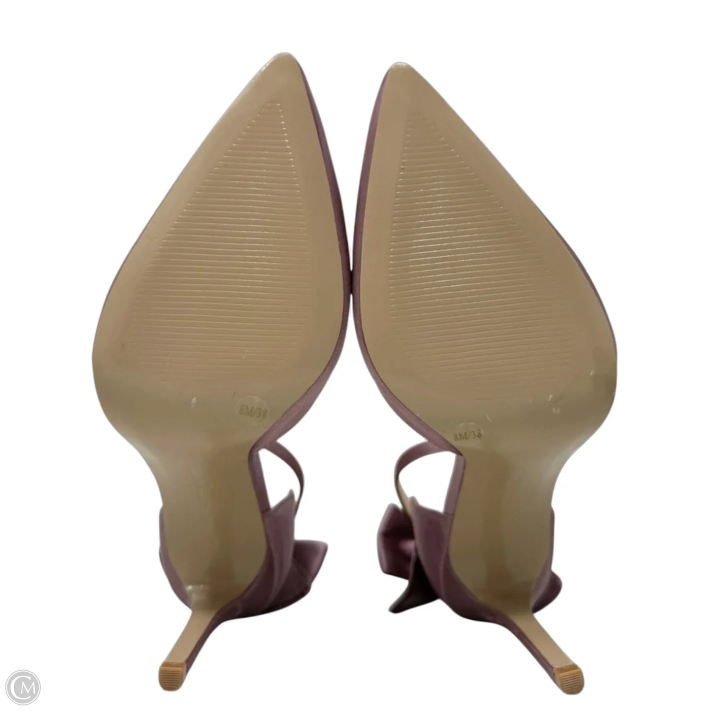 JP Polla Stiletto Satin Bow Pumps  By Jessica Simpson In Pink, Size: 8