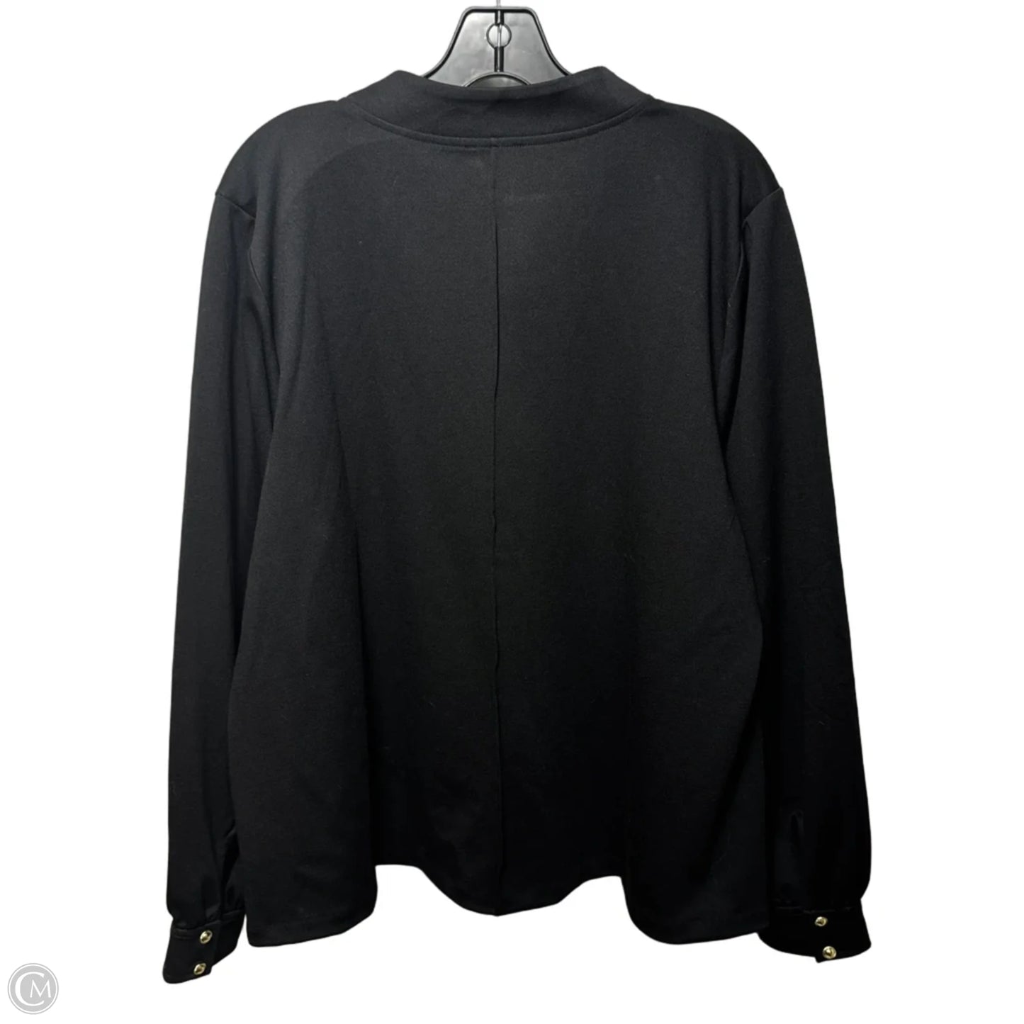 Top Long Sleeve By Talbots In Black, Size: Xl