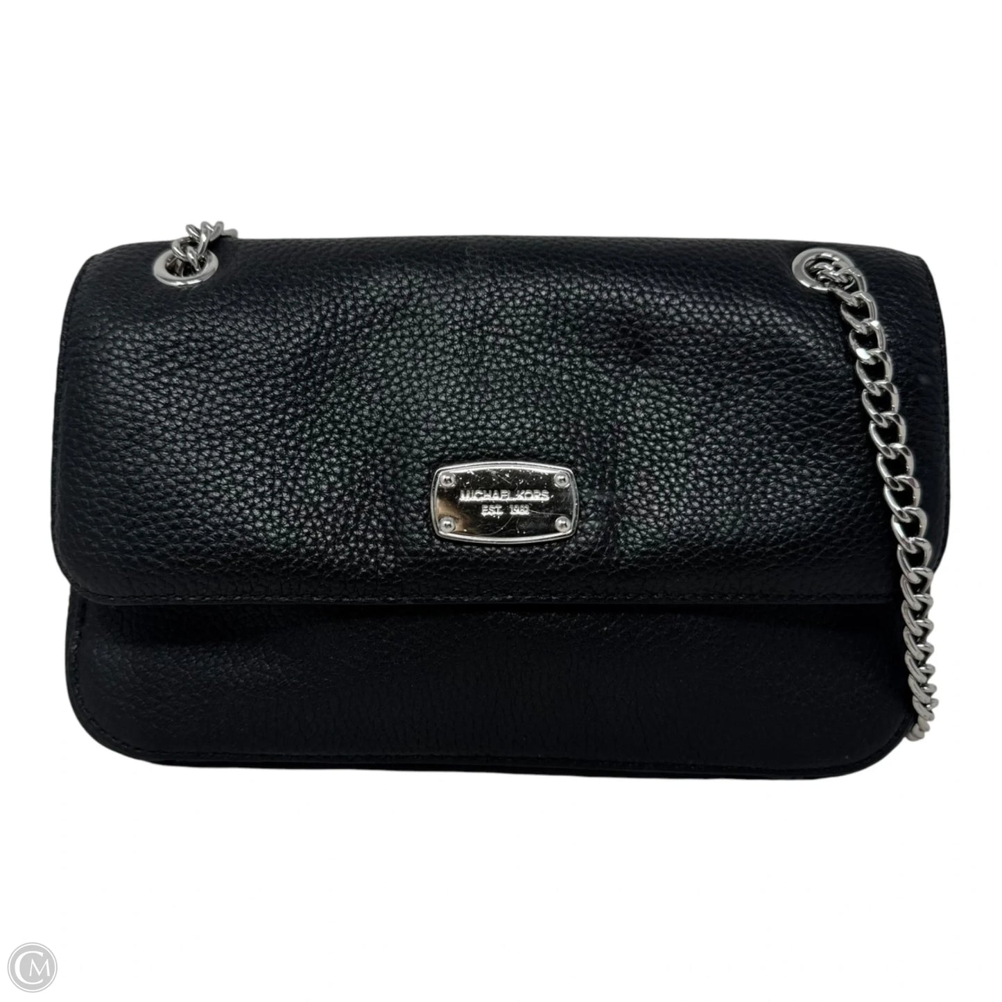 Jet Set Chain Leather Flap Shoulder Bag By Michael By Michael Kors, Size: Small