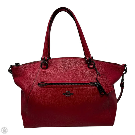 Prairie Satchel Handbag Designer By Coach, Size: Small