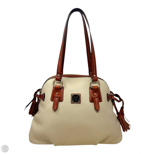 Domed Satchel Handbag Designer By Dooney And Bourke, Size: Large