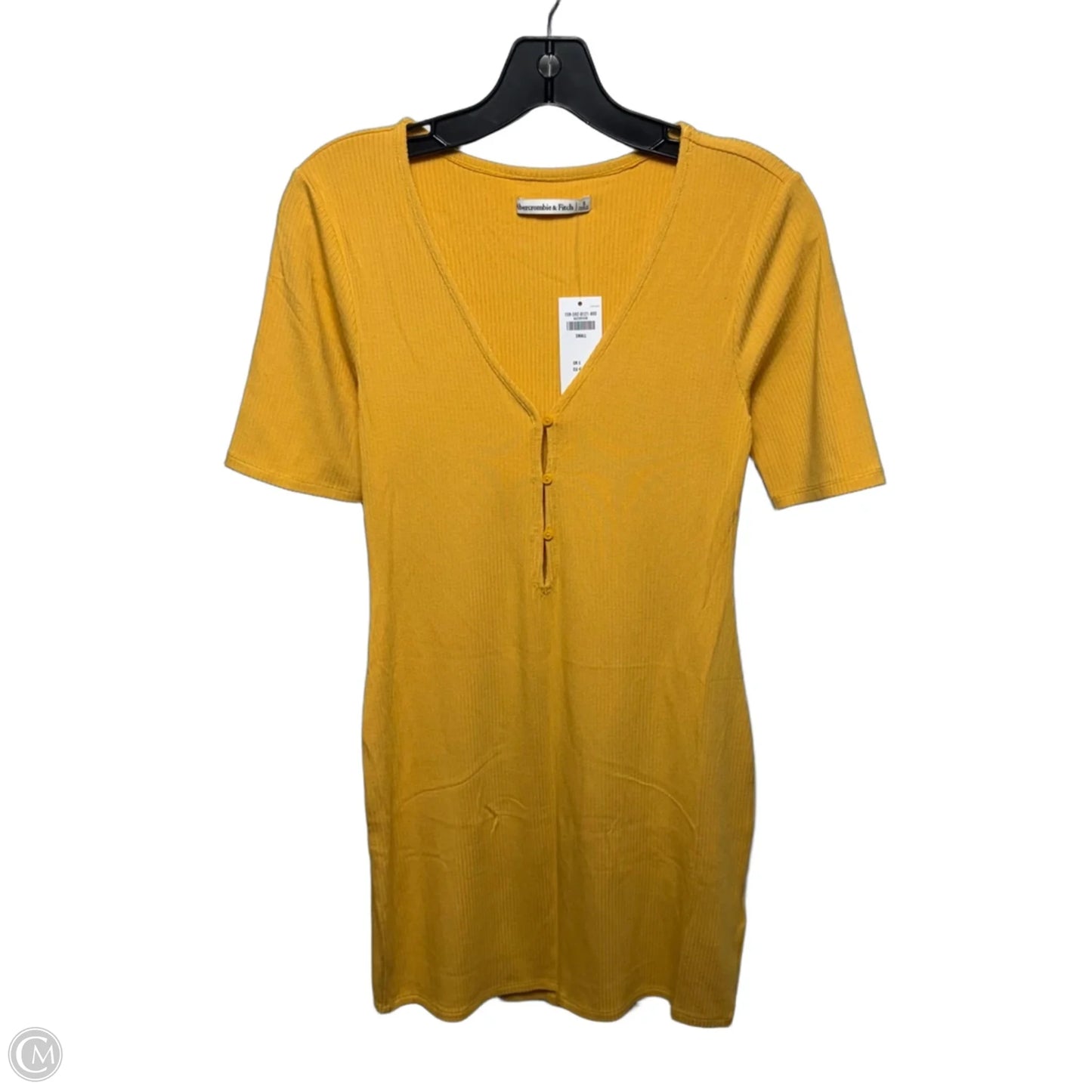 Dress Casual Short By Abercrombie And Fitch In Yellow, Size: S