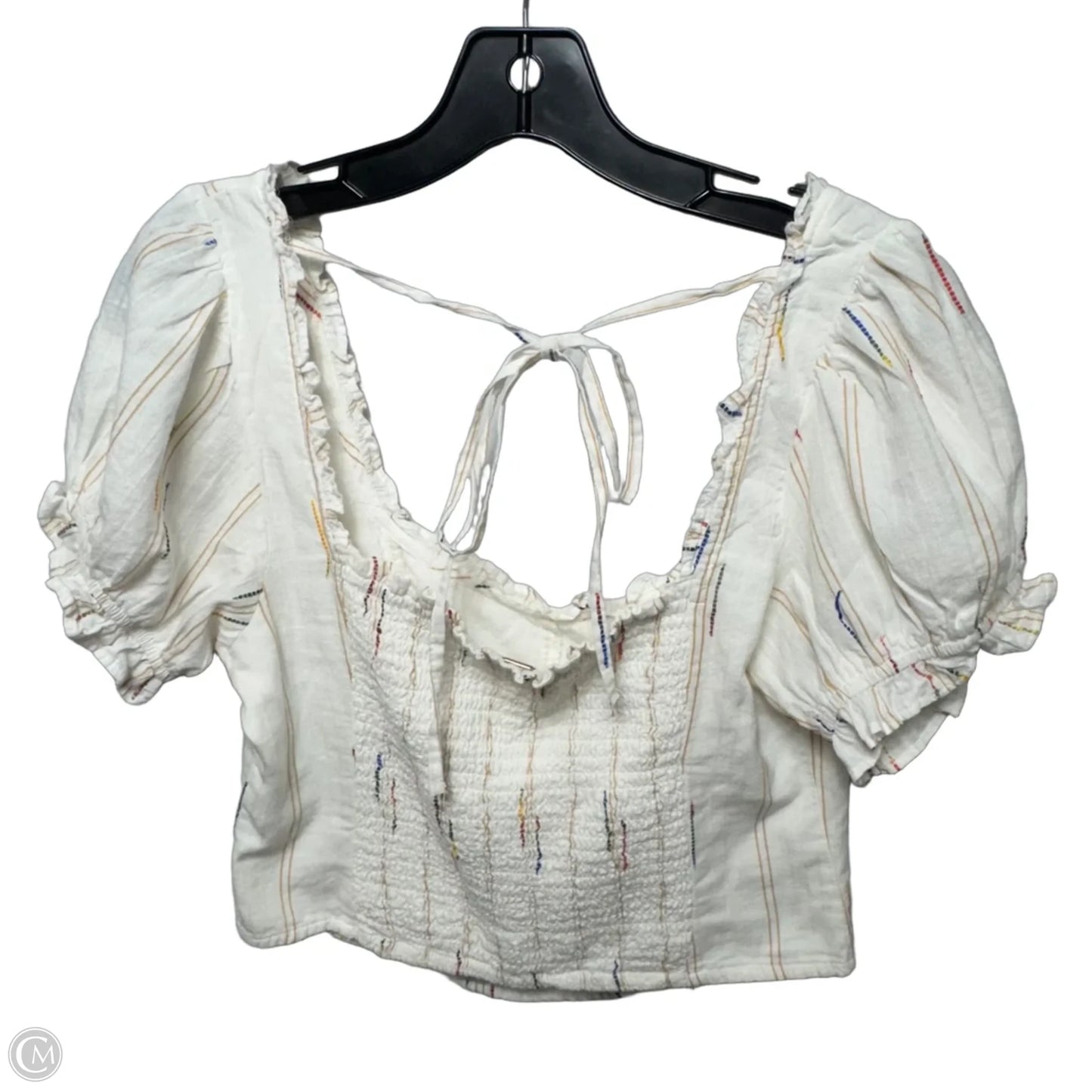 Seratonin Corset Top Cotton By Free People In Cream, Size: S