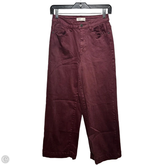 Jeans Wide Leg By Oat In Maroon, Size: 2/26