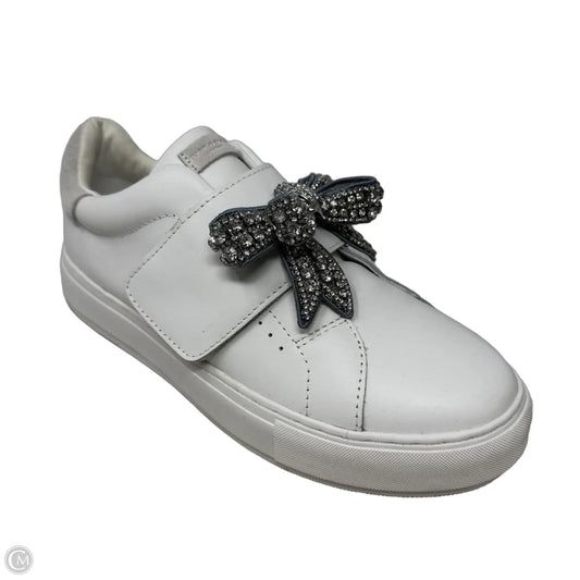 Laney Bow Trainers Shoes Designer By Kurt Geiger In White, Size: 11 (42)