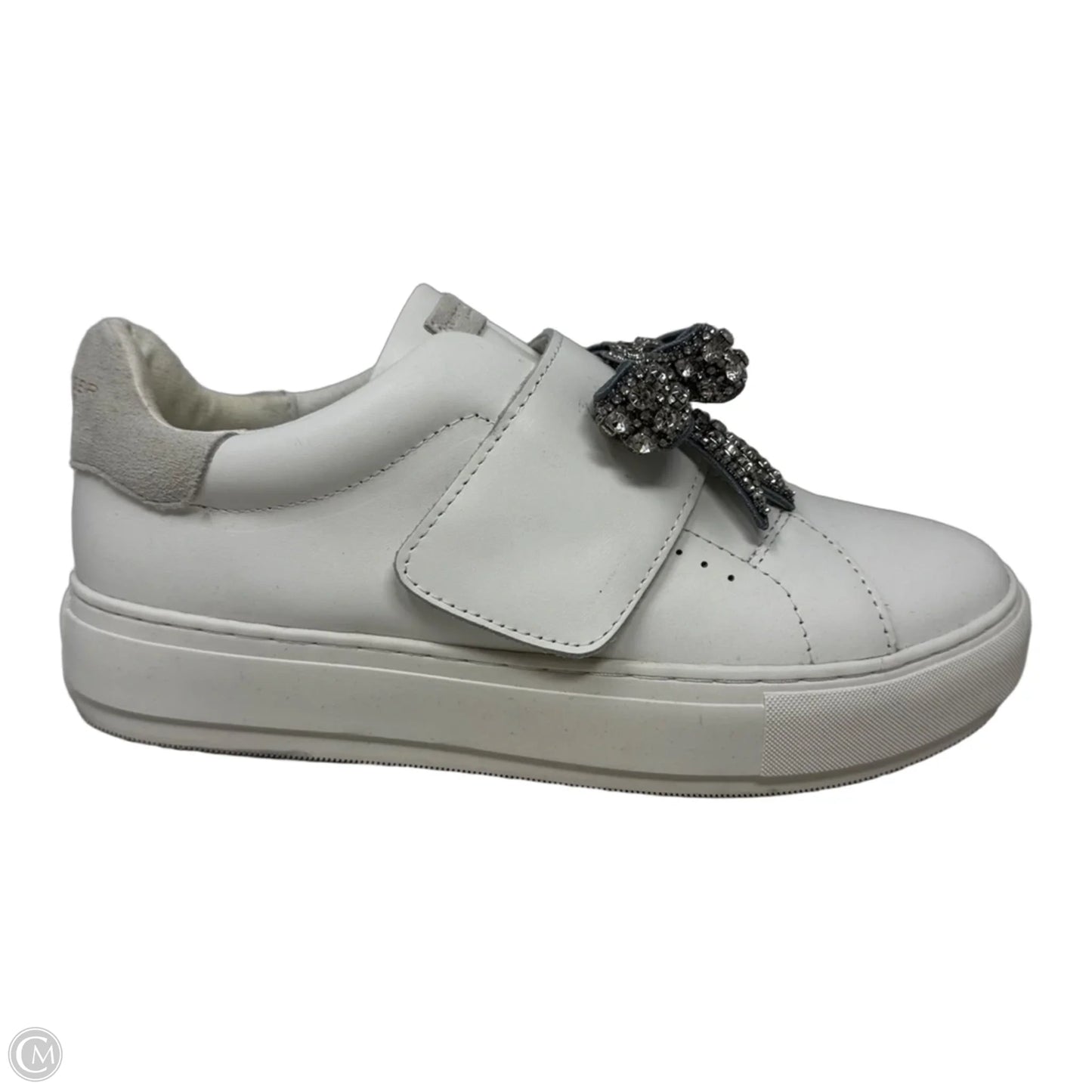 Laney Bow Trainers Shoes Designer By Kurt Geiger In White, Size: 11 (42)