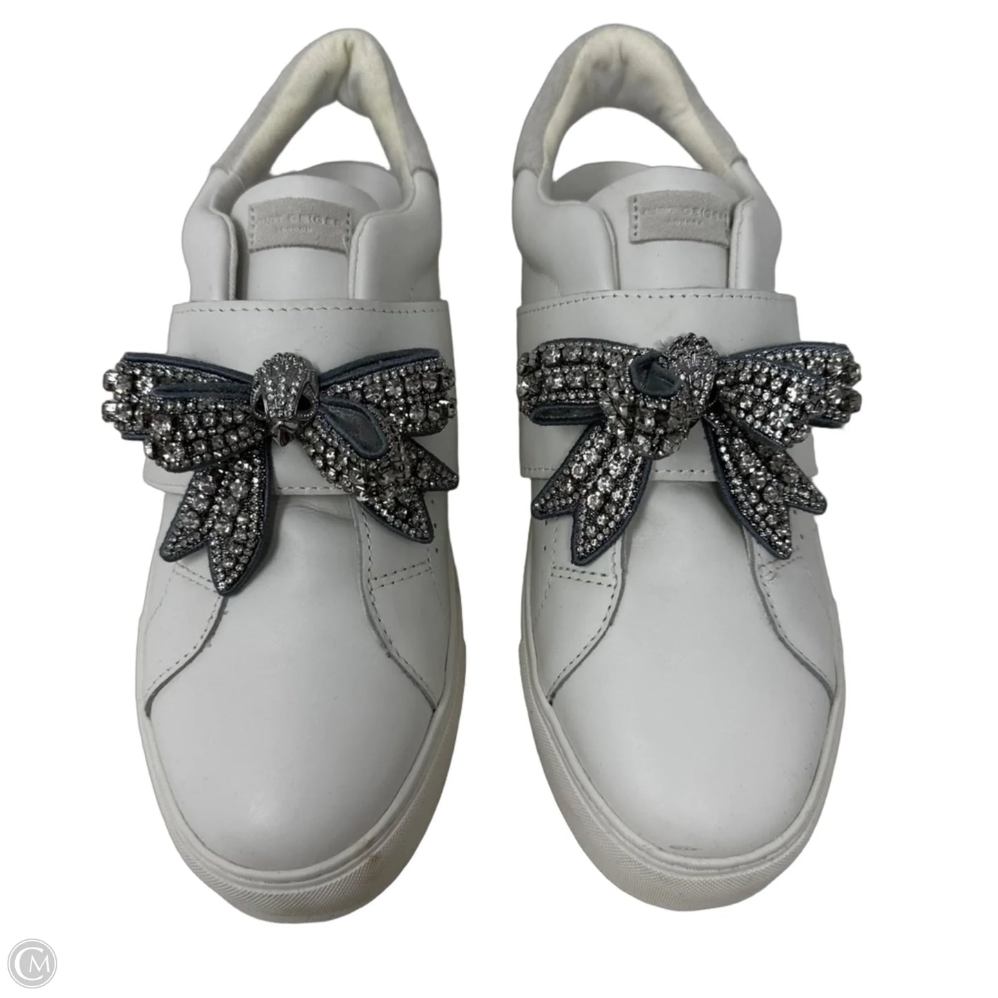 Laney Bow Trainers Shoes Designer By Kurt Geiger In White, Size: 11 (42)