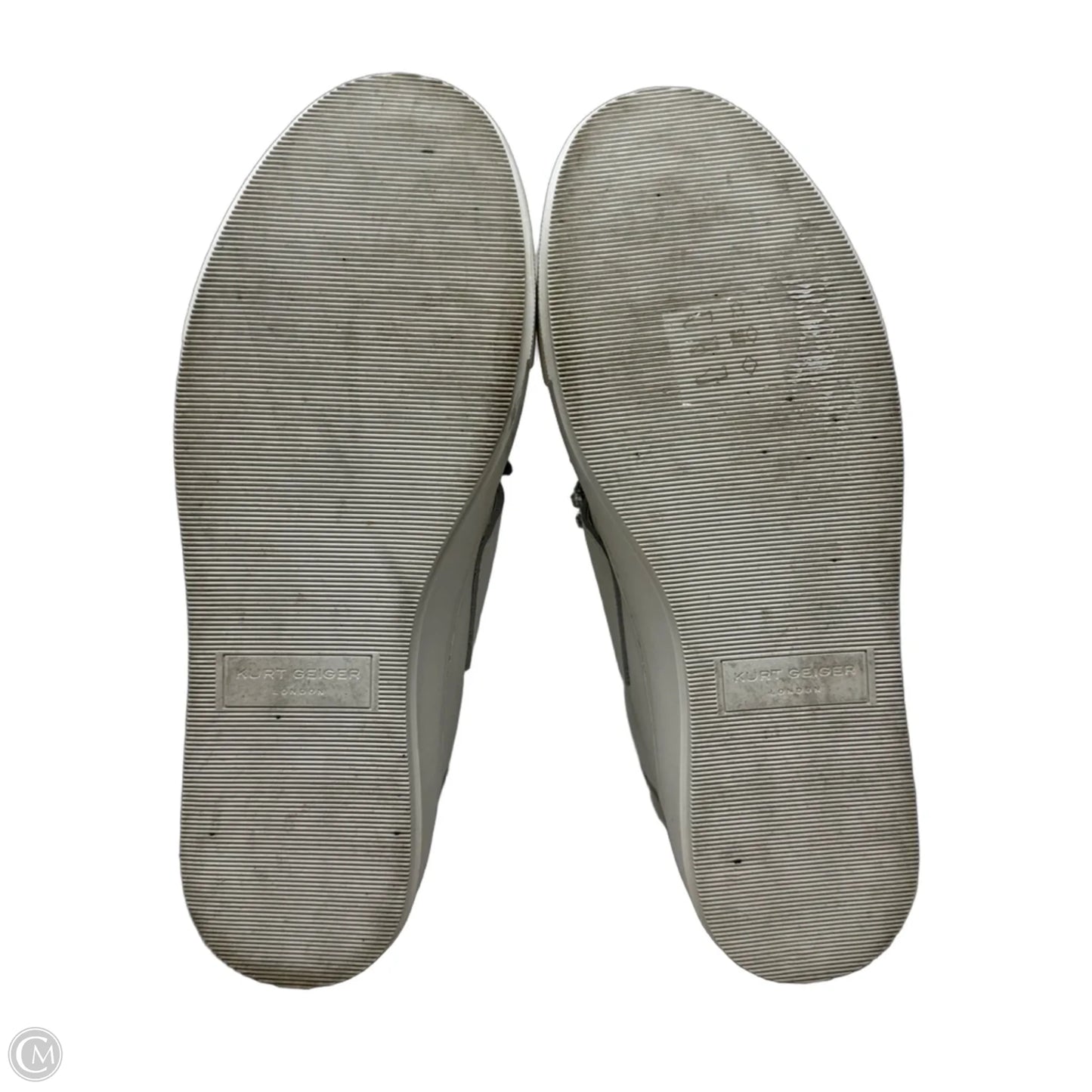 Laney Bow Trainers Shoes Designer By Kurt Geiger In White, Size: 11 (42)