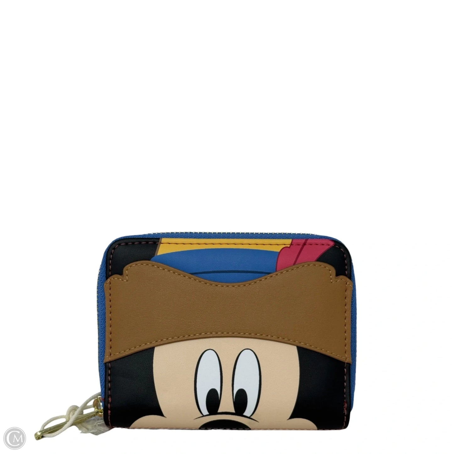 Disney Three Musketeers Mickey Mouse Zip Wallet By Loungefly, Size: Small