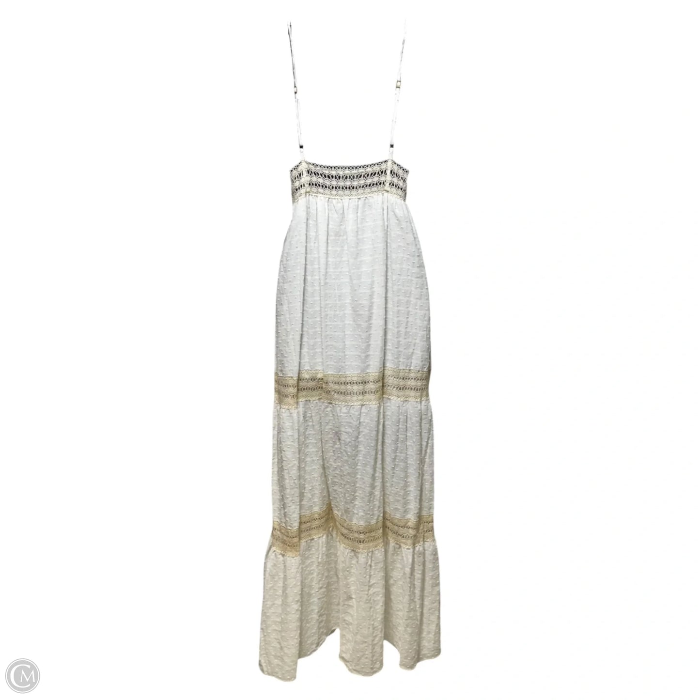 Dress Casual Maxi By Dress To In Cream, Size: S