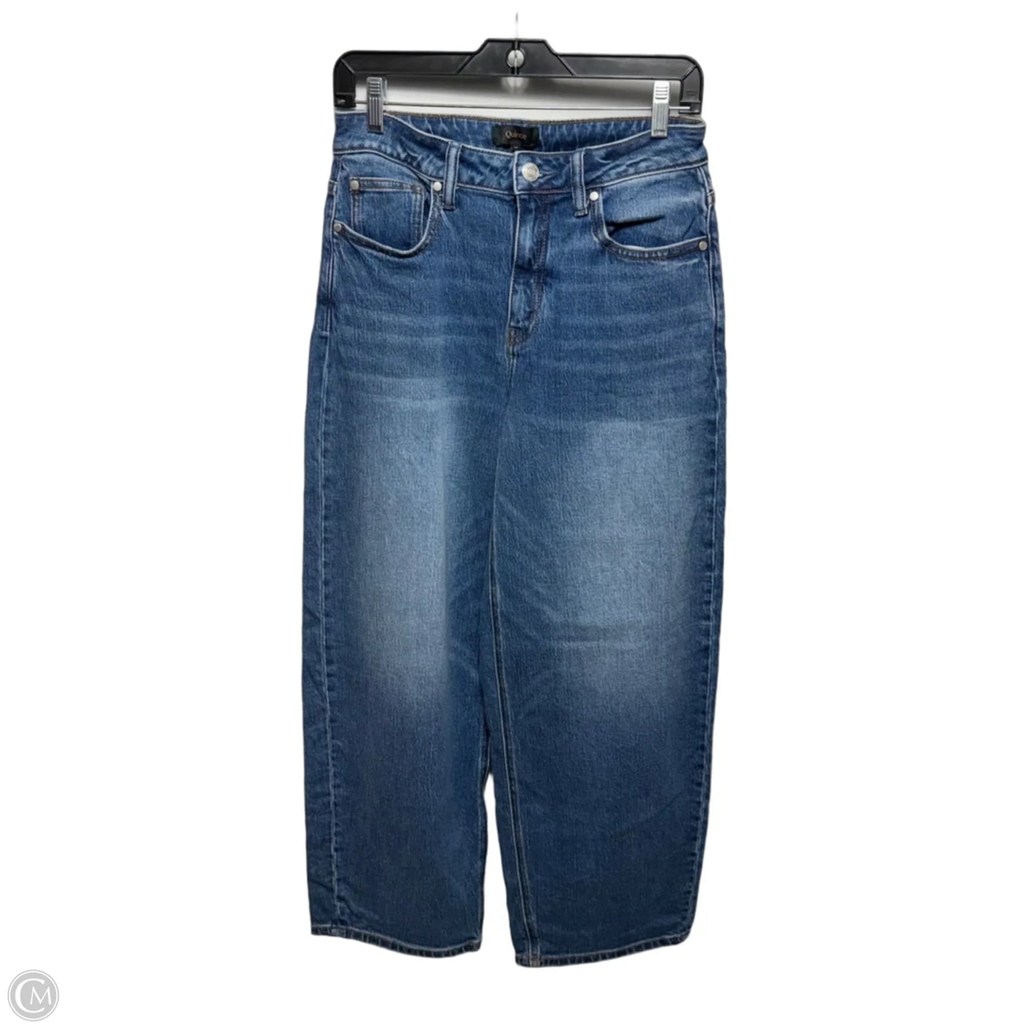 Jeans Wide Leg By Quince In Blue Denim, Size: 6/28