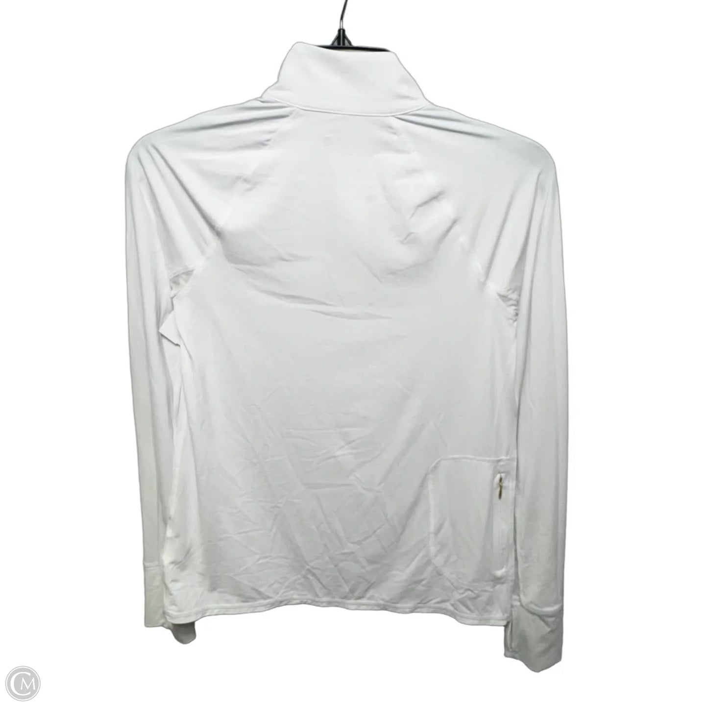 Marion Half-Zip Sunguard Top Designer By Luxletic Lilly Pulitzer In White, Size: XS