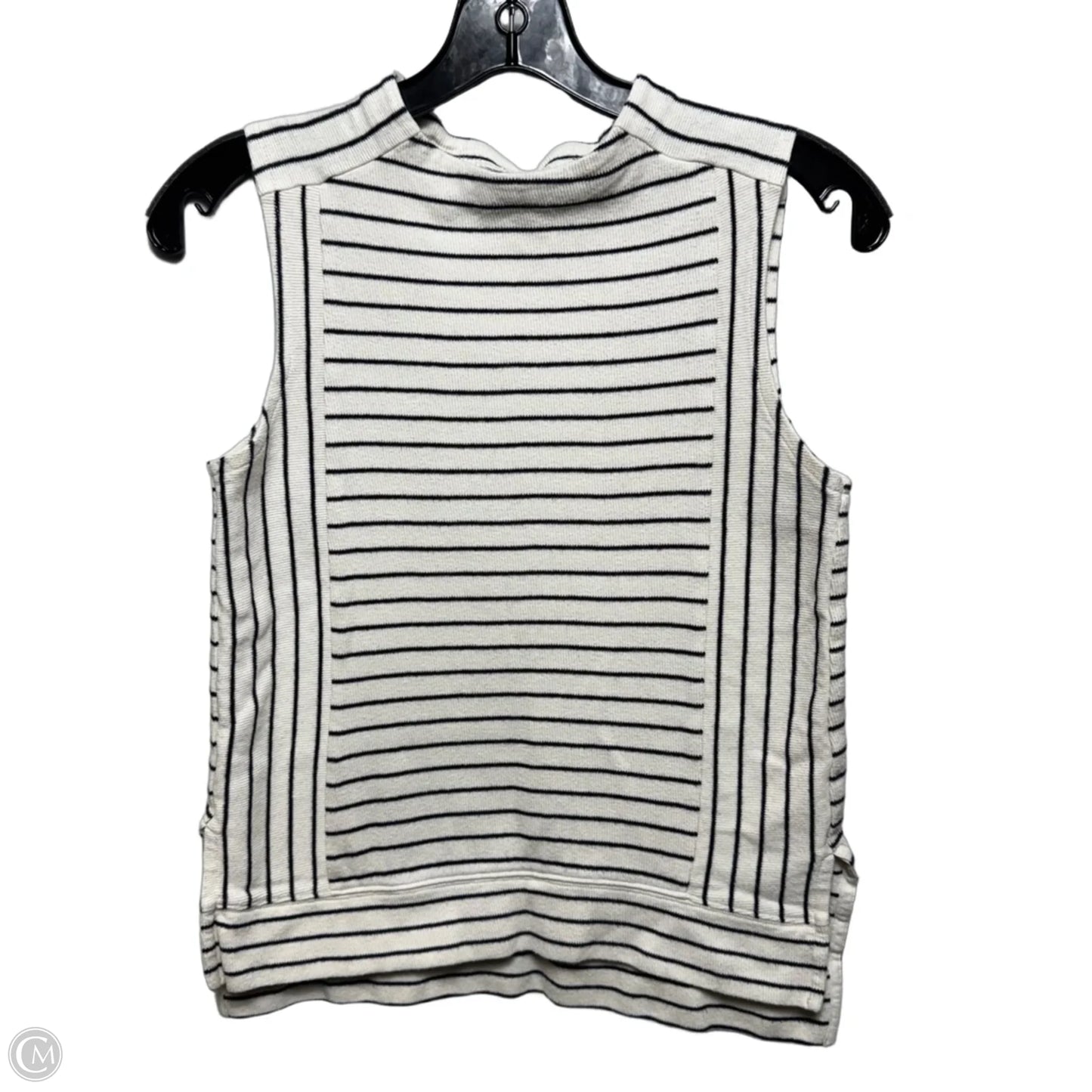 Knit Top Sleeveless By Madewell In Striped Pattern, Size: Xs