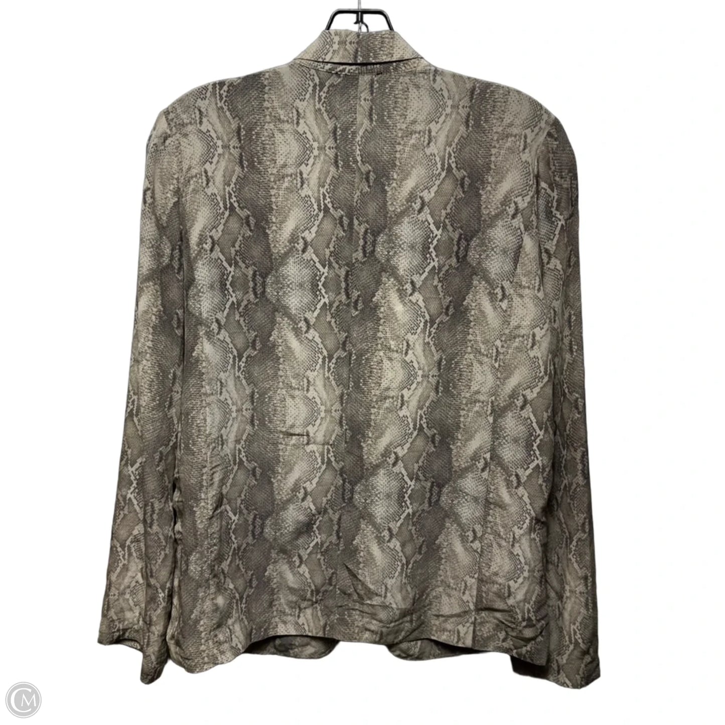 Silk Cardigan By Babaton In Snakeskin Print, Size: 00