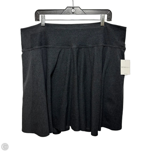 Athletic Skort By Beyond Yoga In Grey, Size: 4x