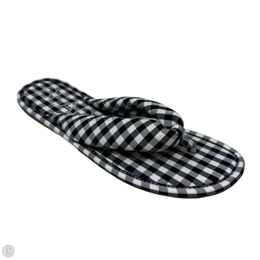 Gidget Flip Flops Sandals By Matisse In Gingham, Size: 11