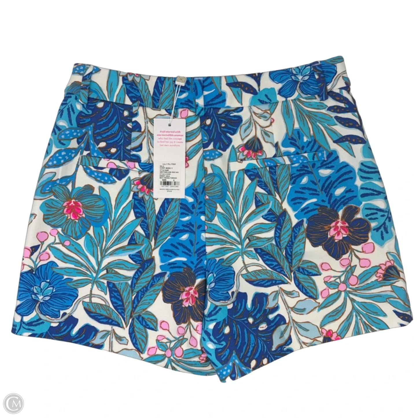 Gretchen High Rise Shorts Designer By Lilly Pulitzer In Floral Print, Size: 0