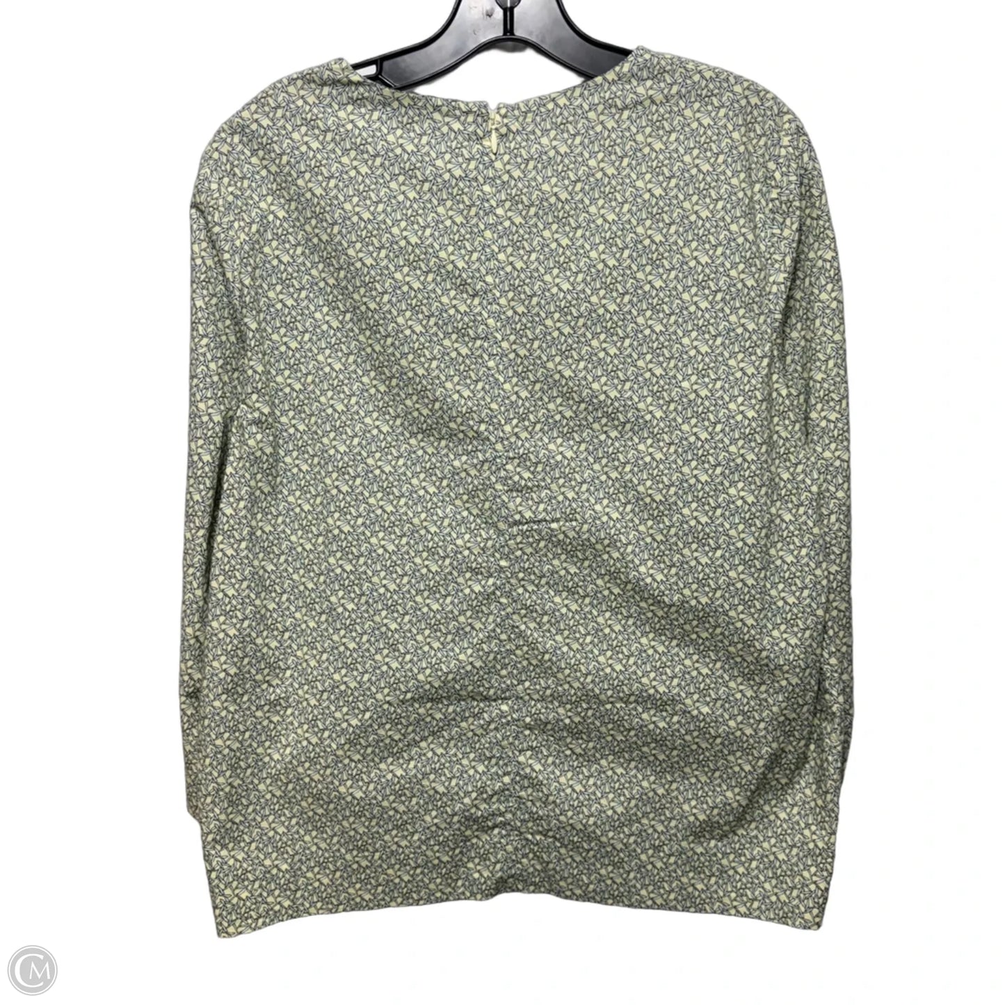 Top Long Sleeve By Cos In Grey & Yellow, Size: 10