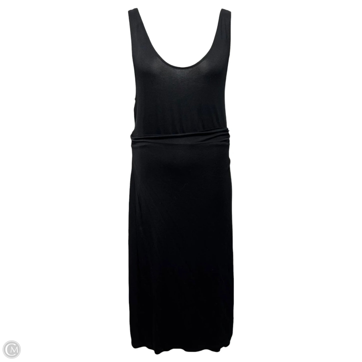 Sleeveless Faux Wrap Dress By Vince In Black, Size: XL