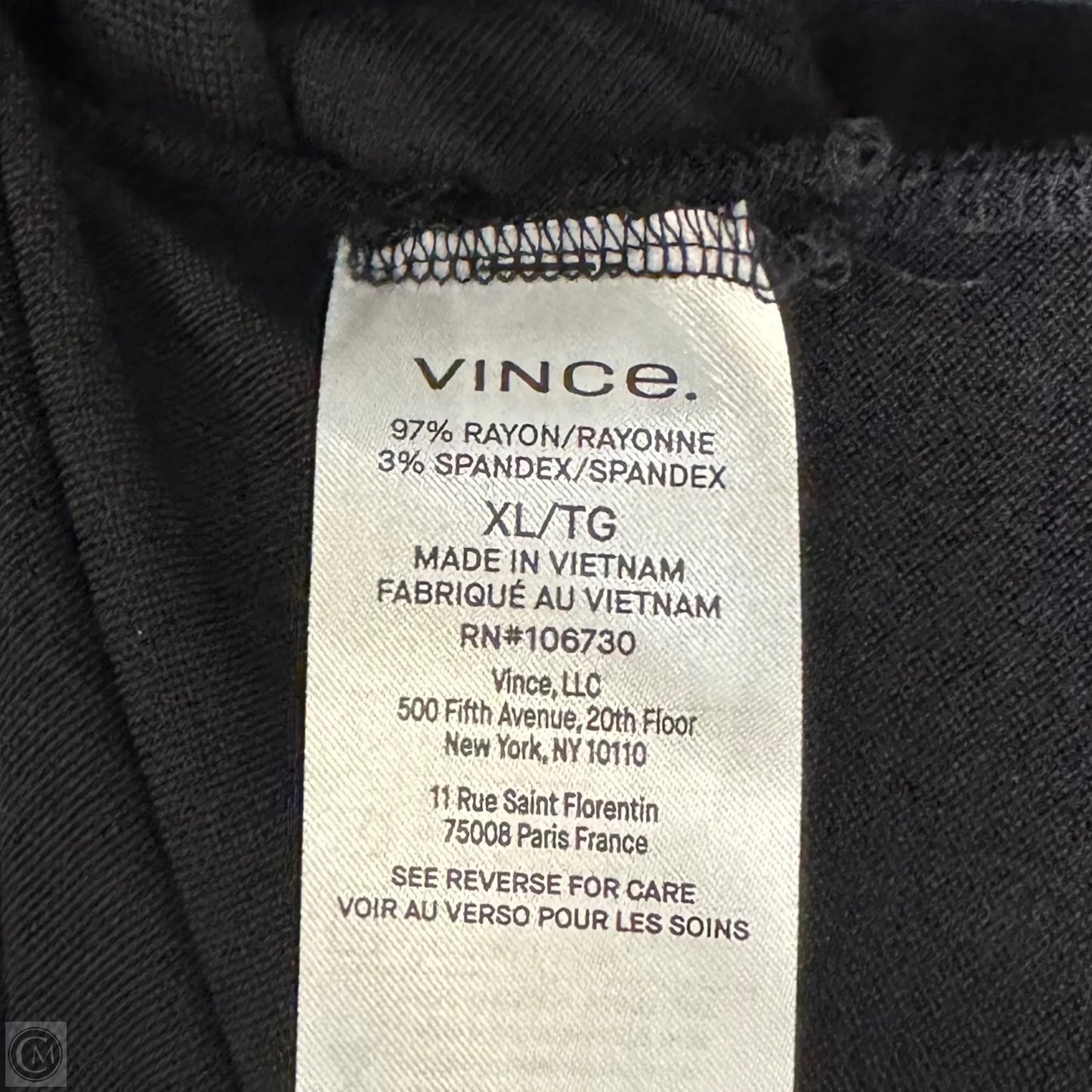 Sleeveless Faux Wrap Dress By Vince In Black, Size: XL