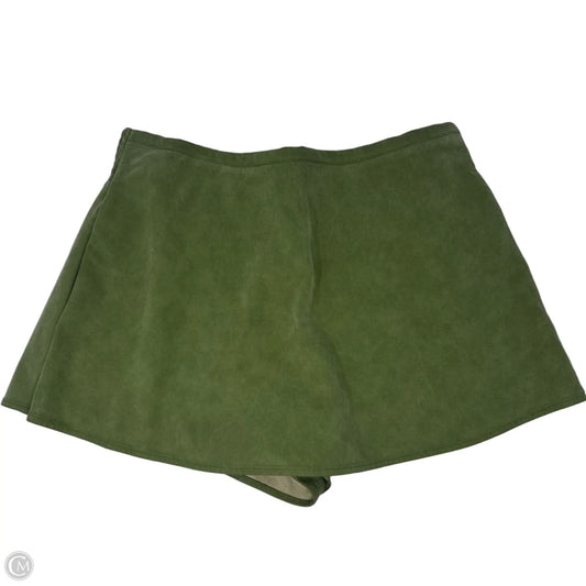 Faux Leather Skort By We The Free In Green, Size: M
