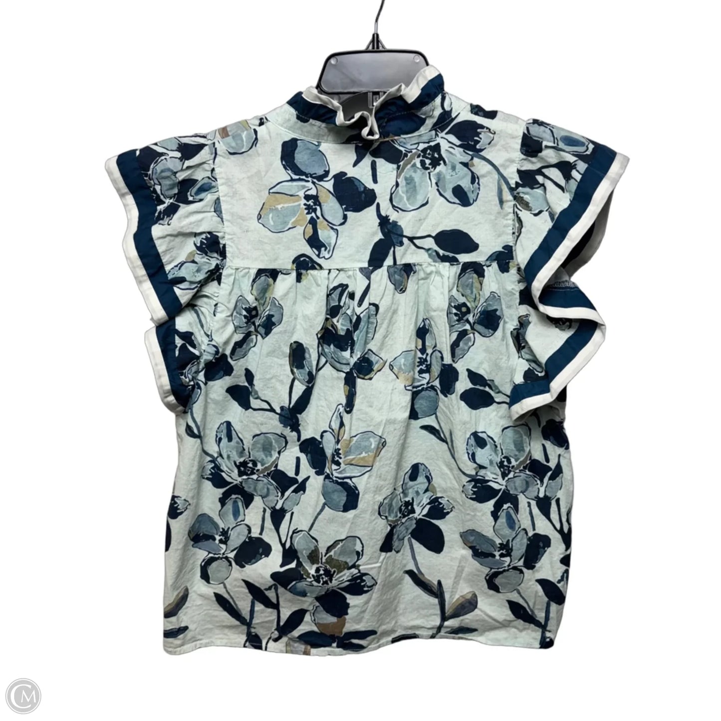 Top Short Sleeve By Entro In Floral Print, Size: L