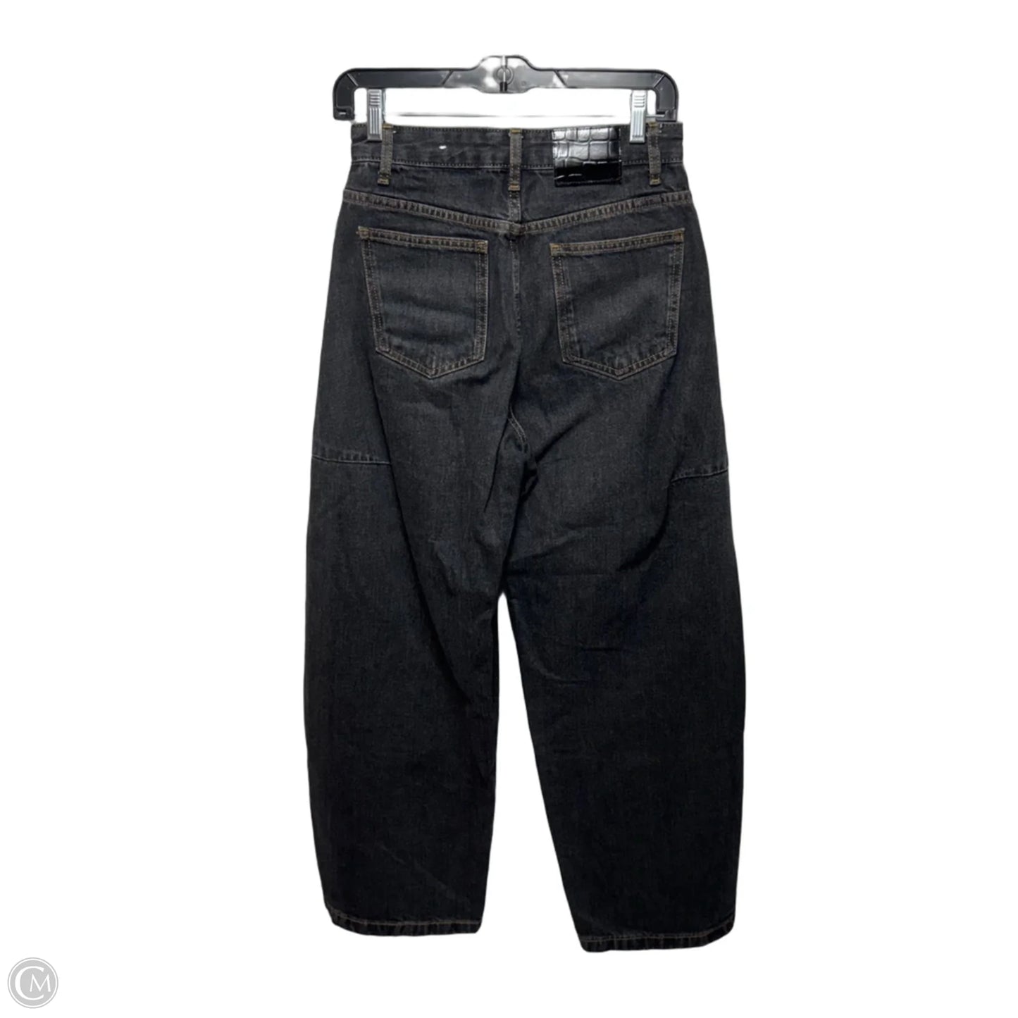 Jeans Wide Leg By Zara In Black, Size: 2