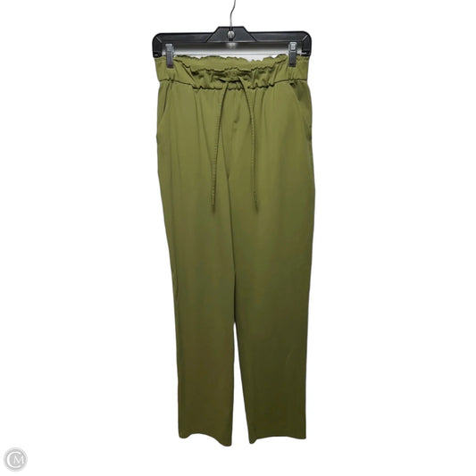 Athletic Pants By Lululemon In Green, Size: 6