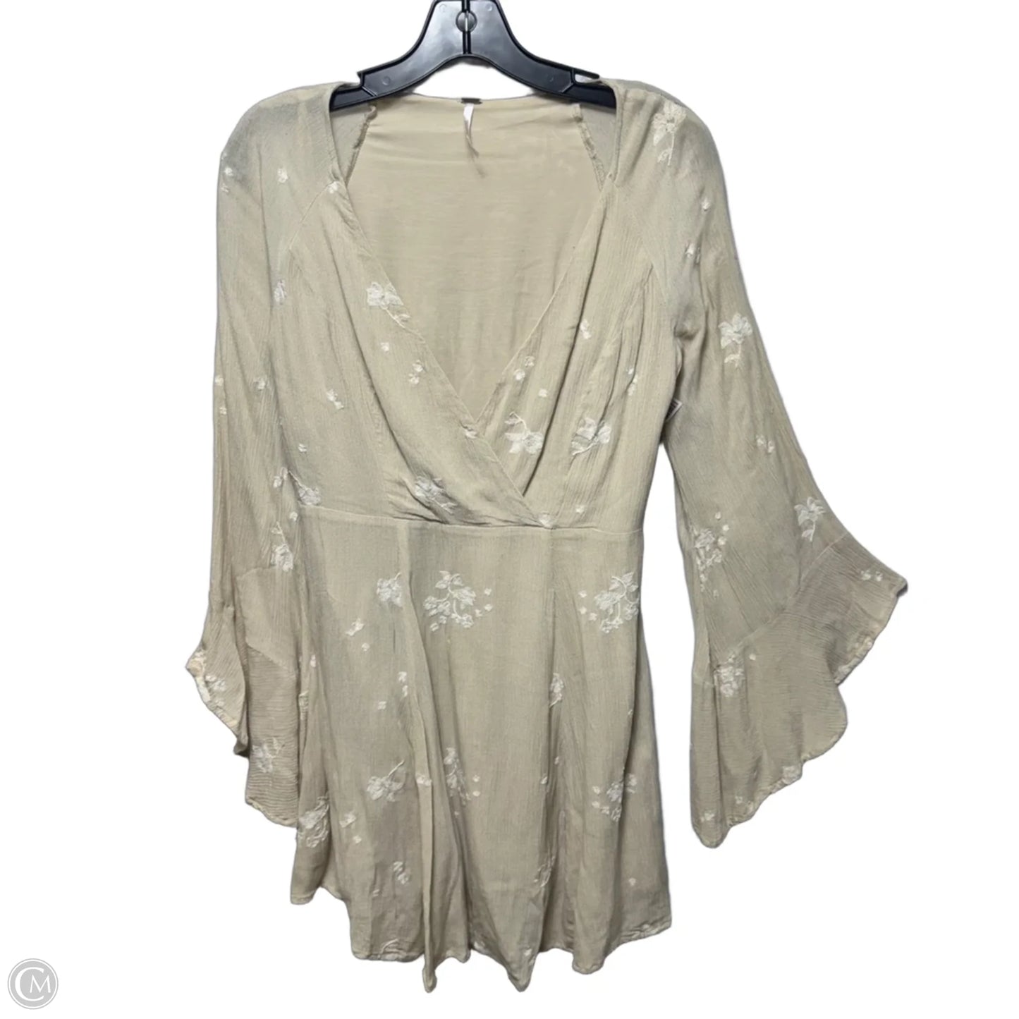 Embroidered Dress Casual Short By Free People In Cream, Size: 4