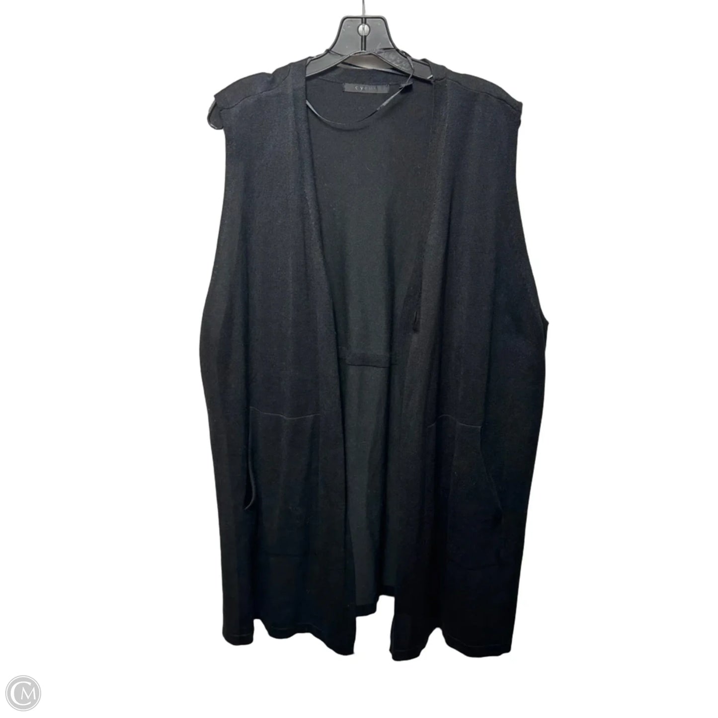 Sweater Cardigan By Cyrus In Black, Size: 3x