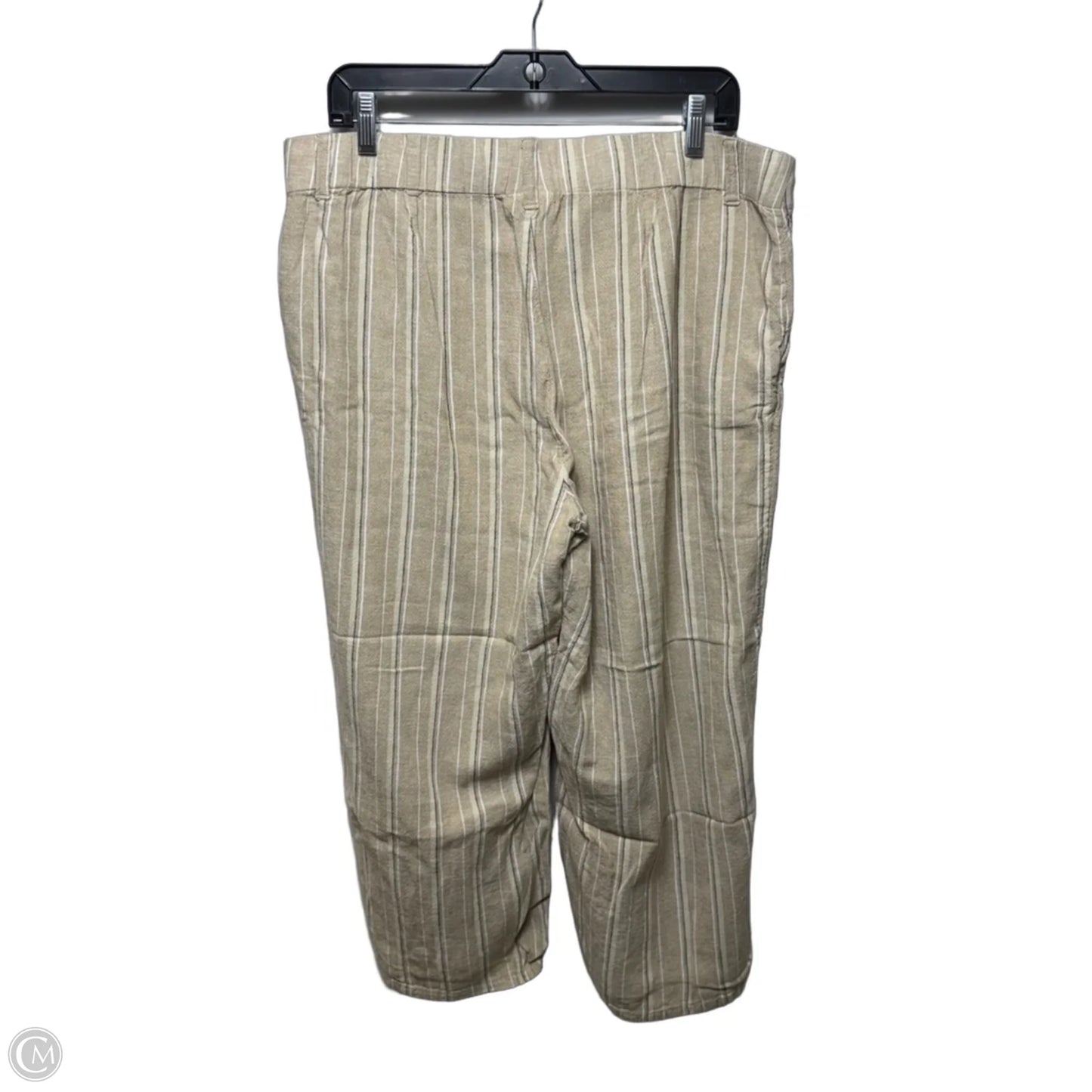 Pants Linen By J. Jill In Striped Pattern, Size: L
