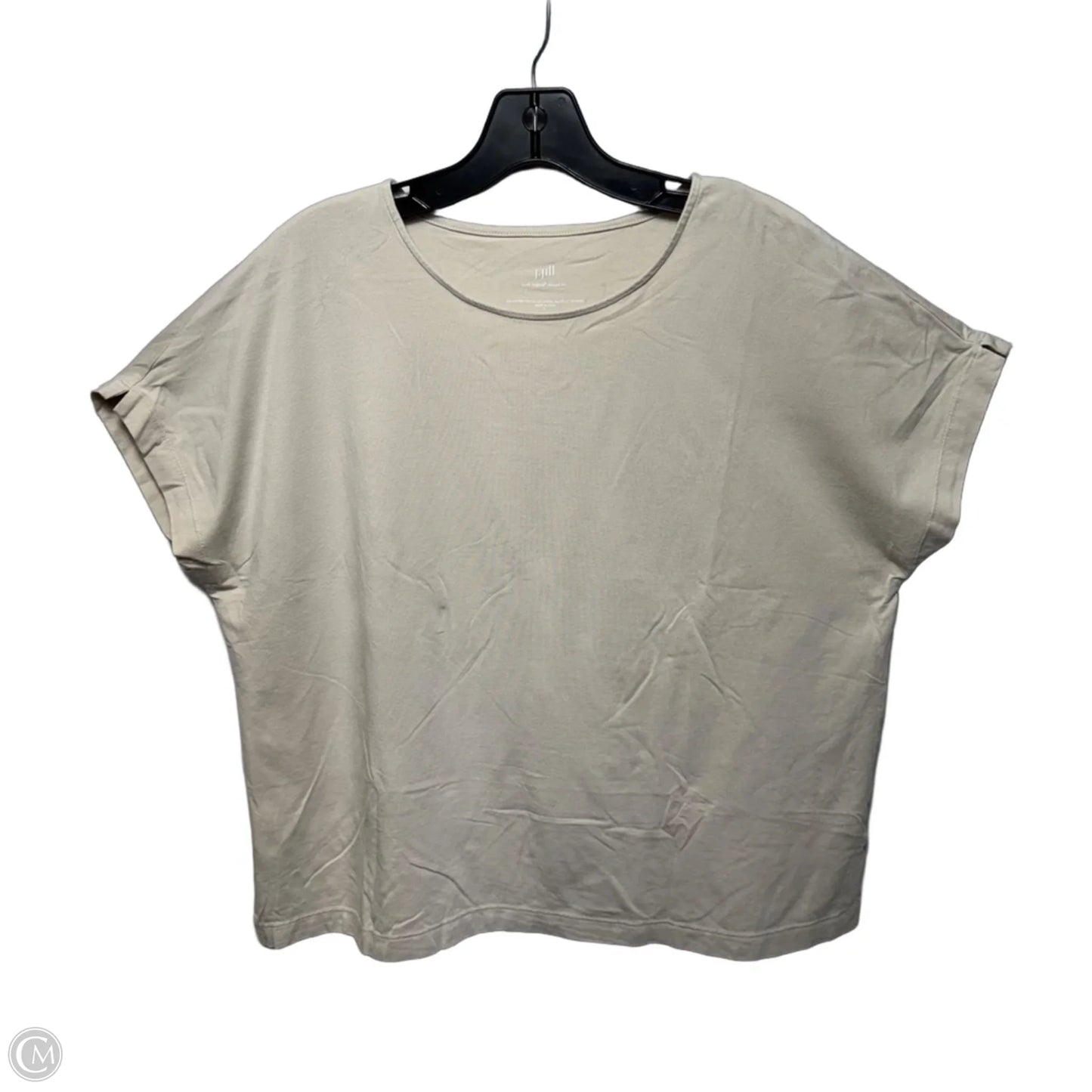 Luxe Supima Relaxed Tee By J. Jill In Tan, Size: L