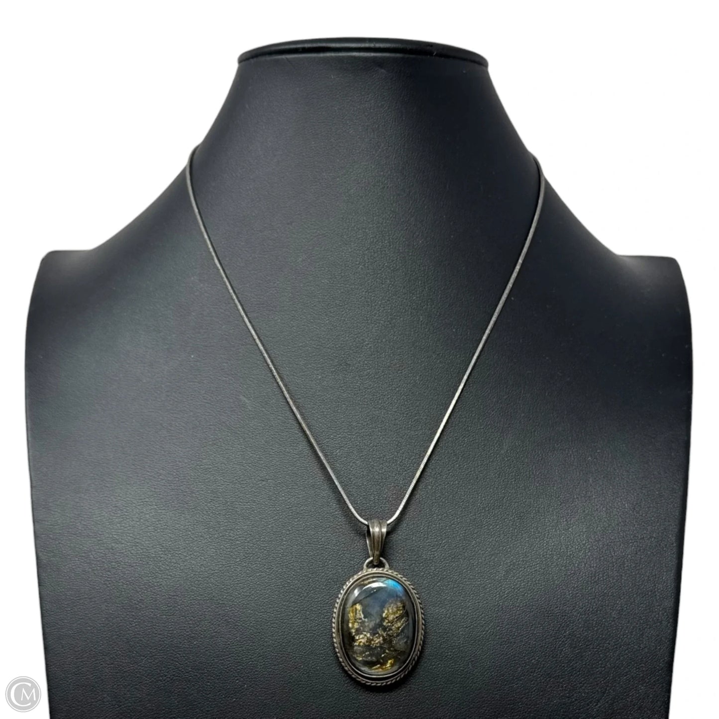 Labradorite Necklace Sterling Silver