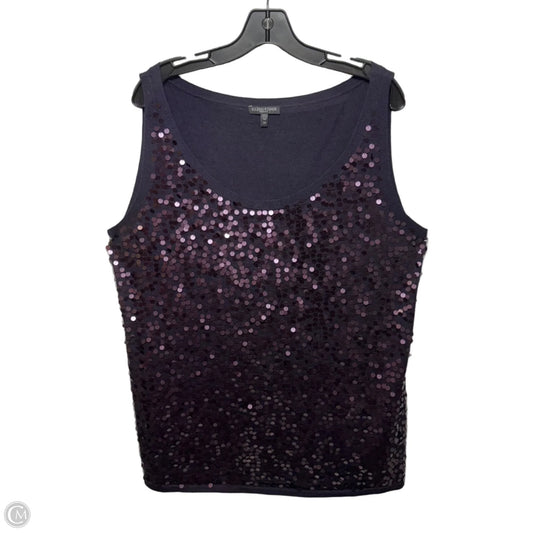 Merino Sequin Top Sleeveless By Eileen Fisher In Purple, Size: 2x