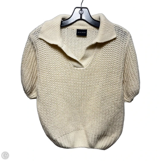 Sweater By Miou Muse In Cream, Size: S