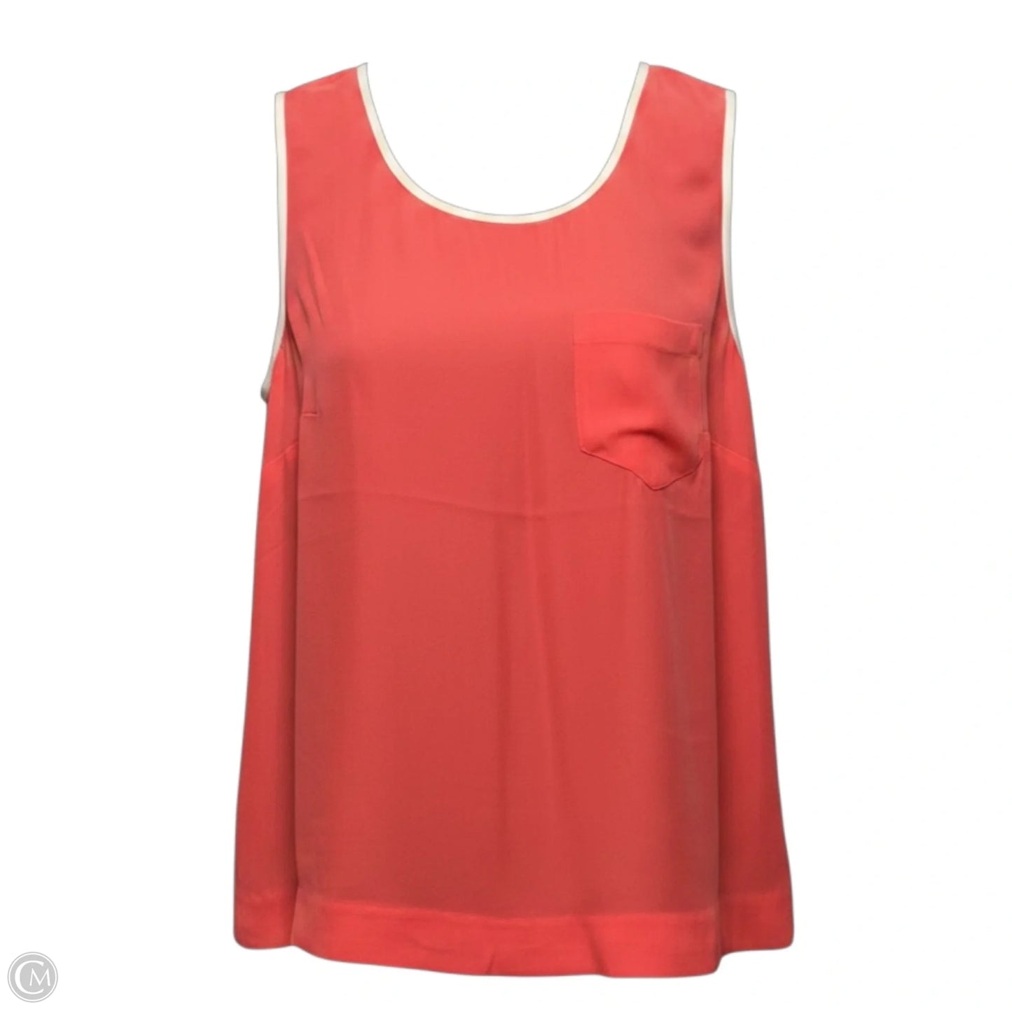Sleeveless Silk Tank Top By J. Crew In Orange, Size: 0p