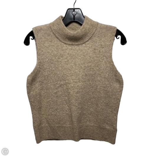 Vest Sweater By Tahari In Beige, Size: S